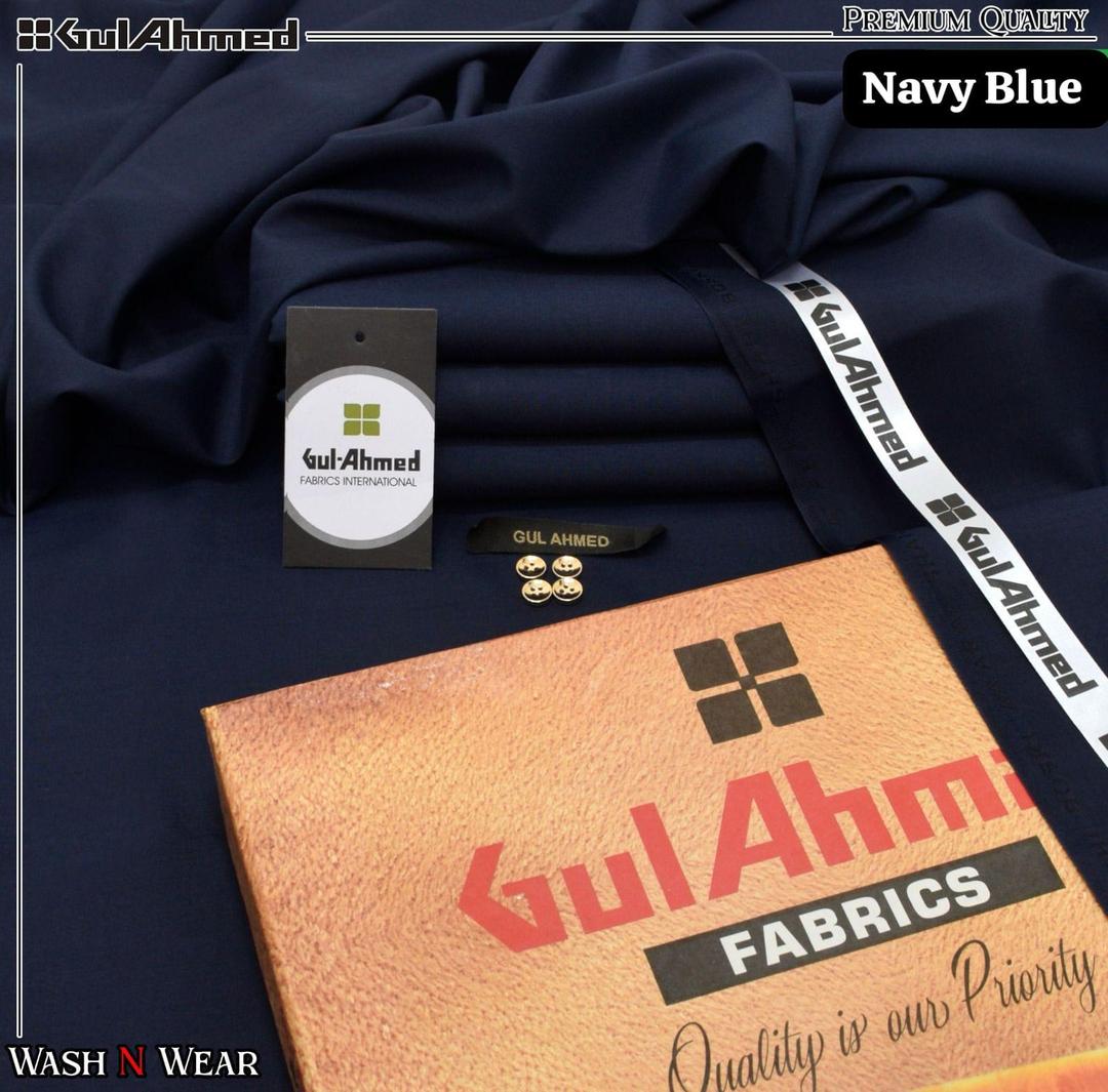 Men’s Unstitched Wash And Wear Plain Suit