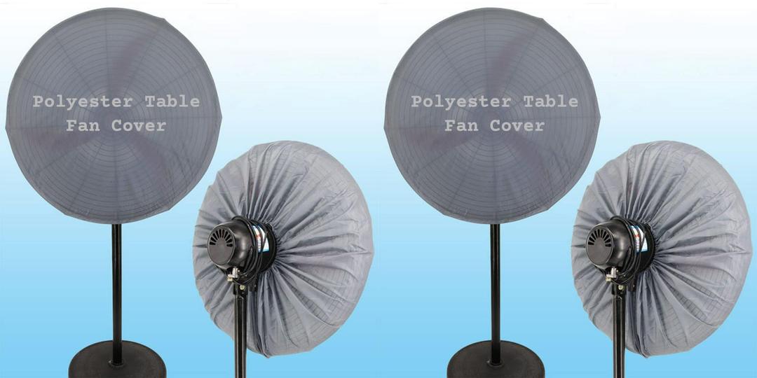 Parachute Plain Pedestal Fan Cover, Pack Of 2