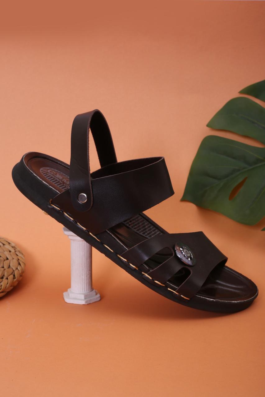 Men's Casual Synthetic Leather Sandals - 1 Pcs - Stylish & Comfortable