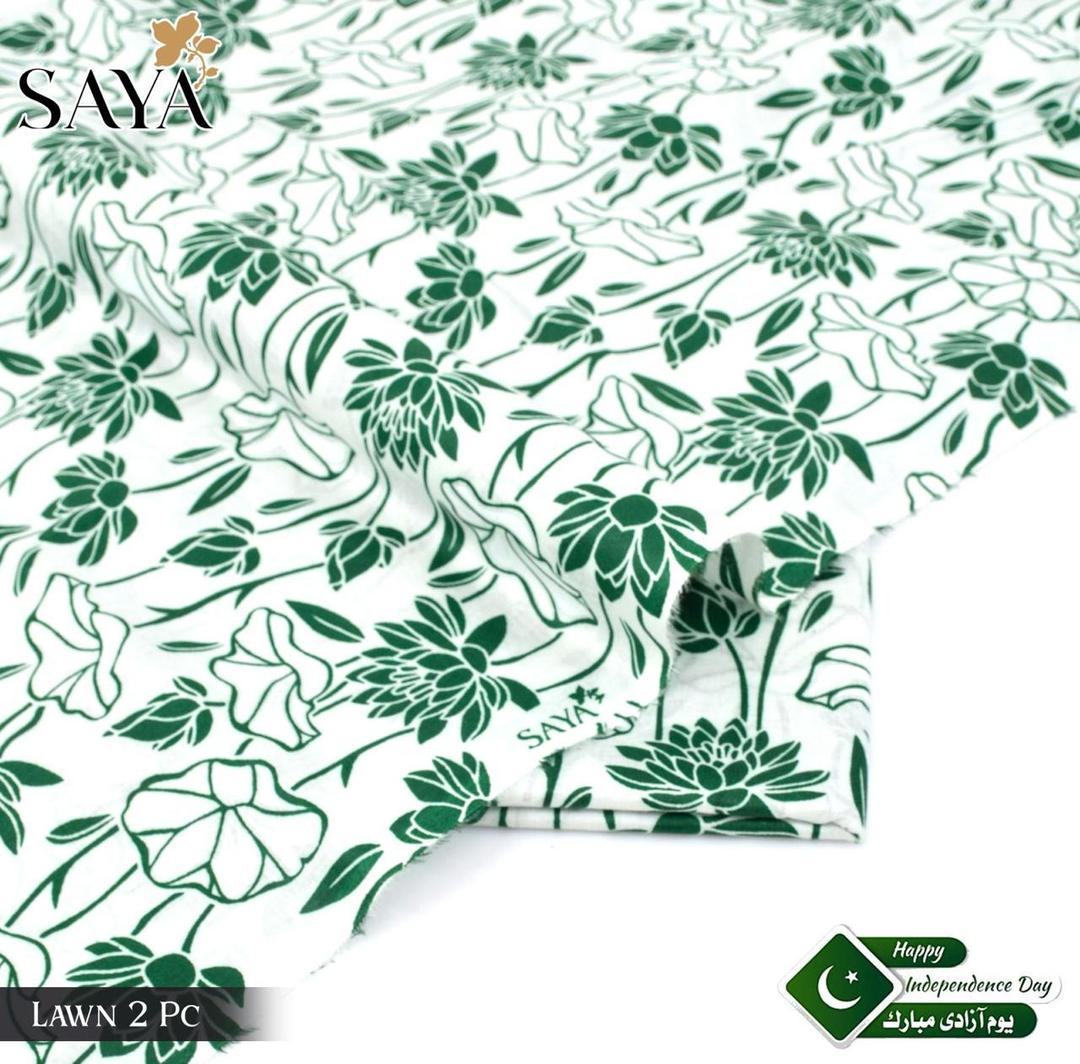 2 Pcs Women's Unstitched Printed Suit