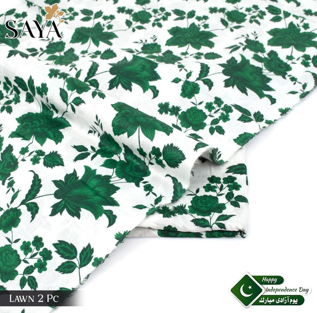 2 Pcs Women's Unstitched Printed Suit