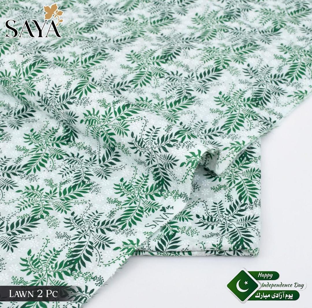 2 Pcs Women's Unstitched Printed Suit