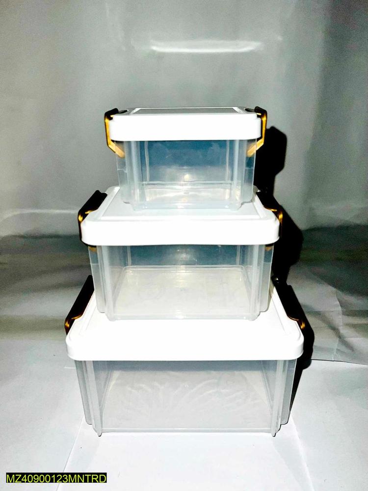 Food Storage Box Container, Pack Of 3