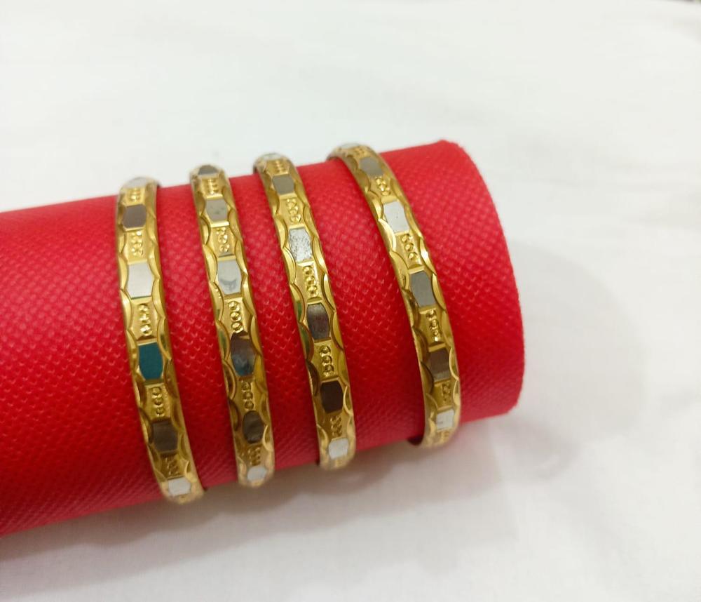 Elegant Golden Bangle Set of 4