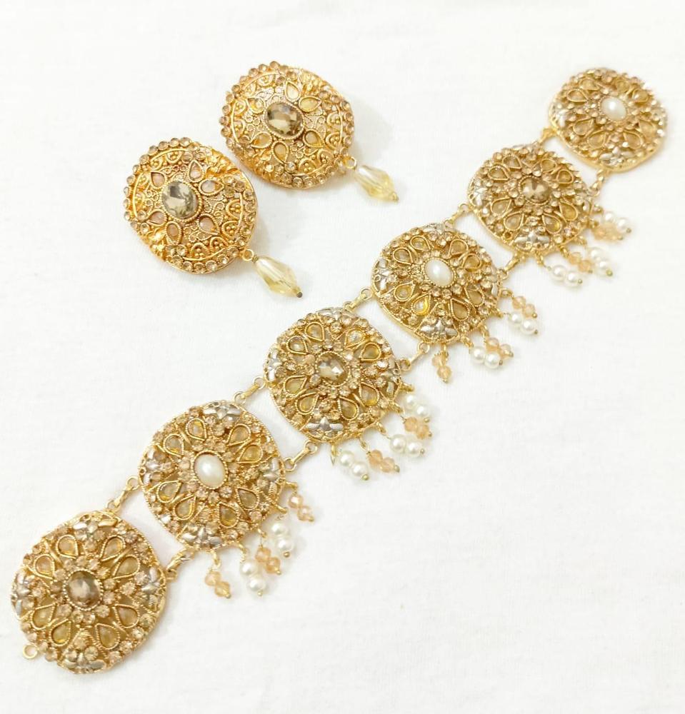 Women's Gold Plated Choker Set