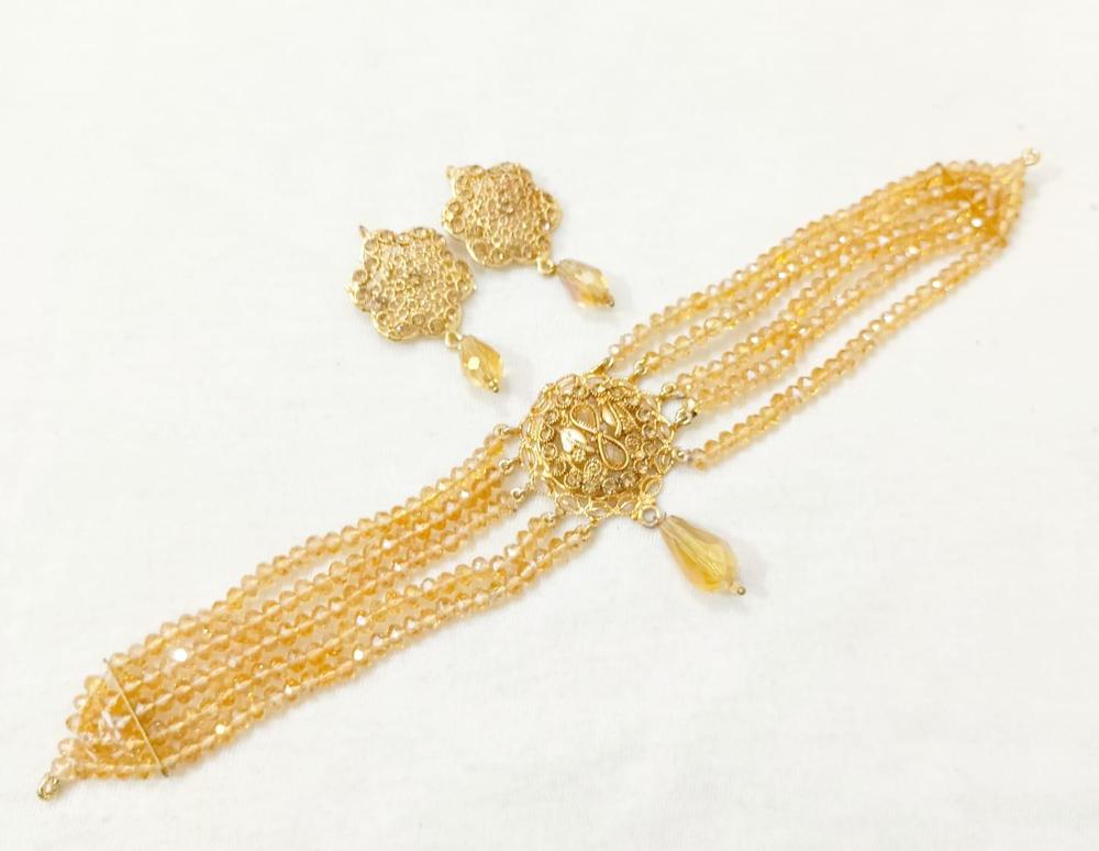 Women's Gold Plated Choker Set