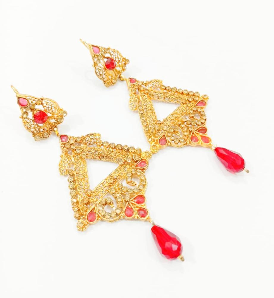 Traditional Gold Plated Earrings