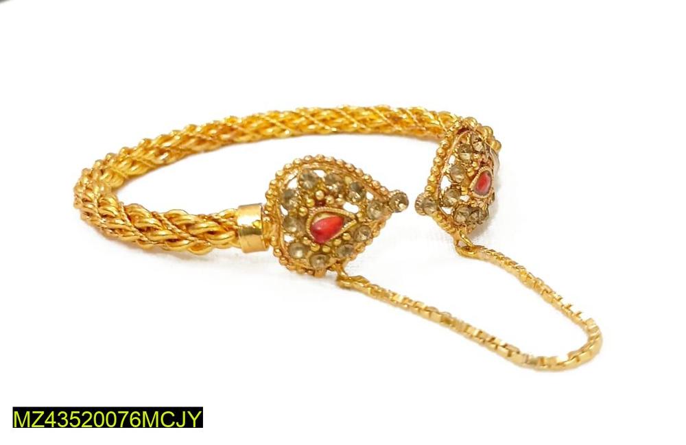 1 Pc Gold Plated Kara Bangle 