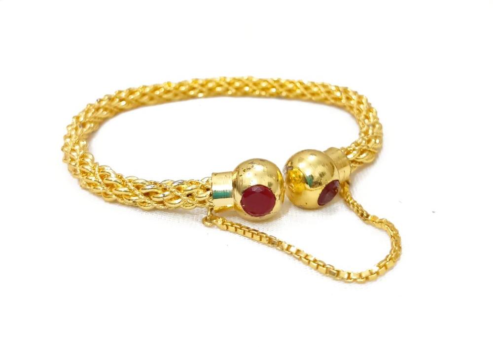1 Pc Gold Plated Kara Bangle 