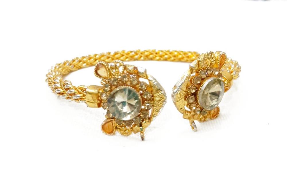 1 Pc Gold Plated Kara Bangle 