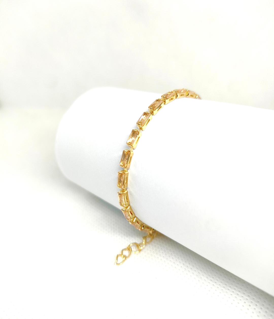 Red Gemstone Chain Bracelet for Women & Men