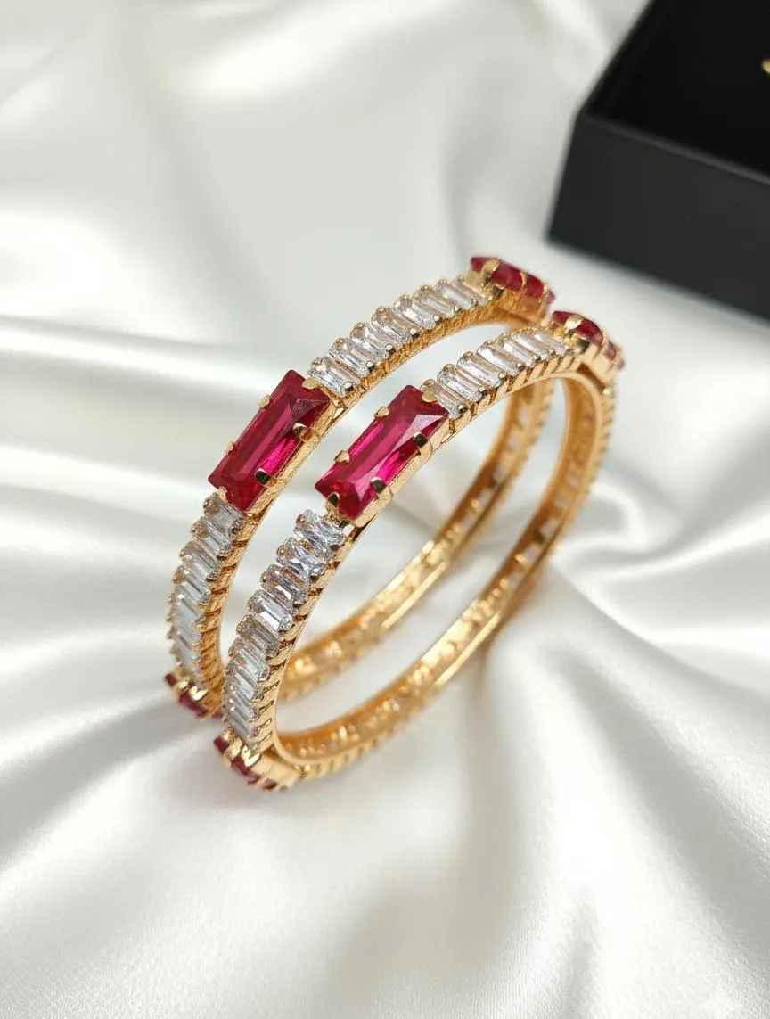 2 Pcs Plain Bangle