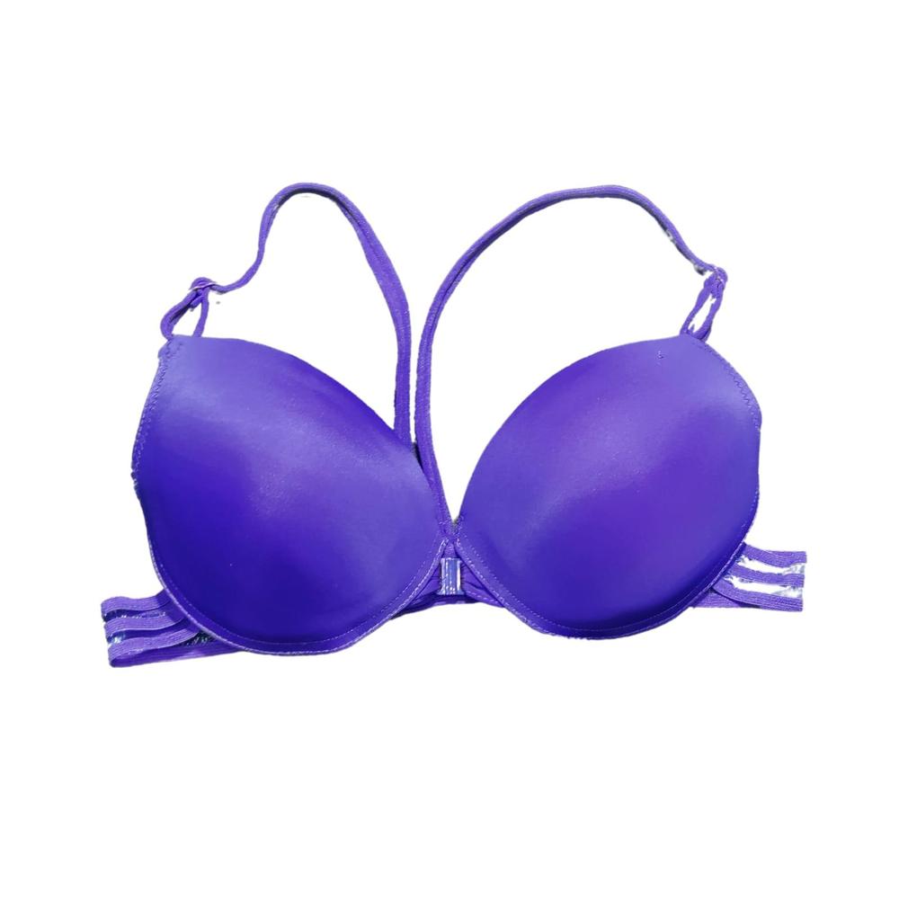 Women's Cotton Spandex Front Open Push Up Bra