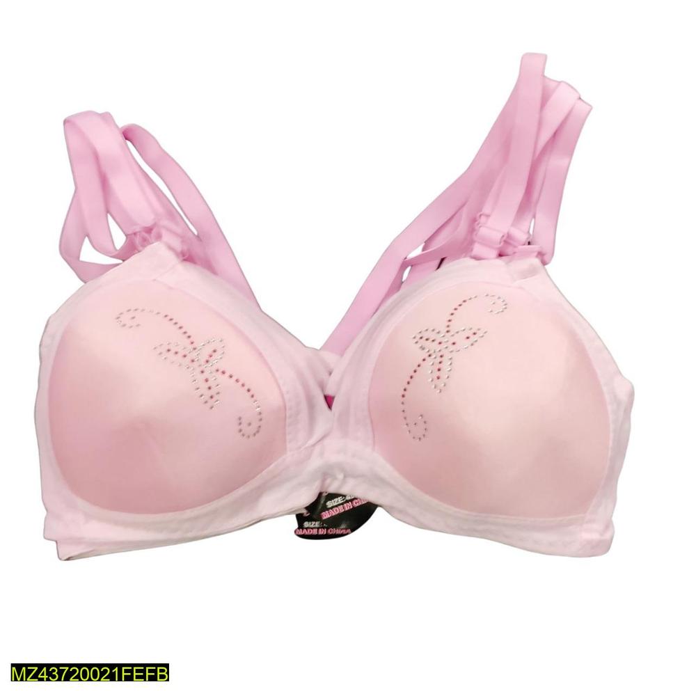 Women's Single Padded Fancy Bra , Pack Of 2