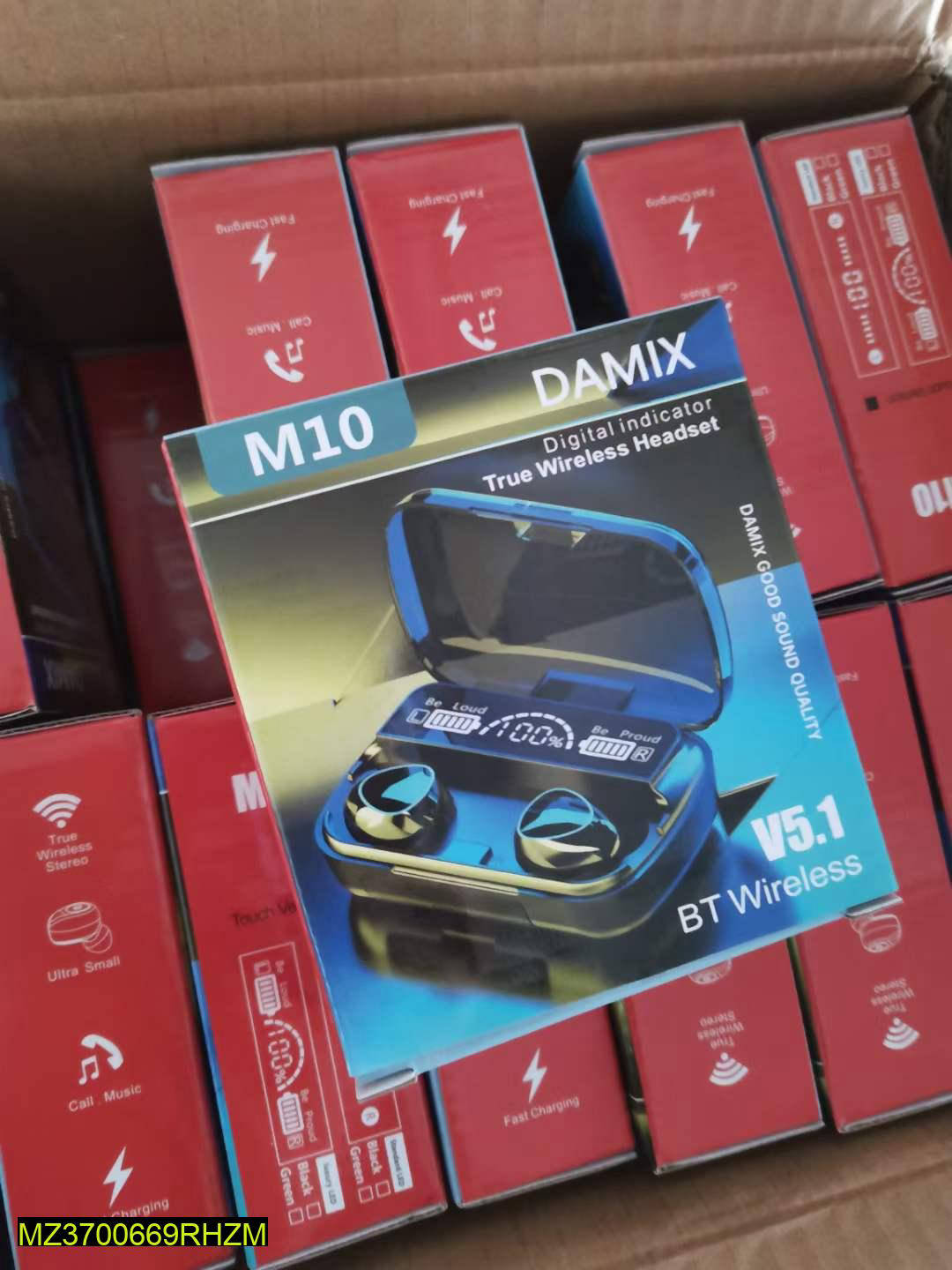 M10 Wireless Earbuds, Black