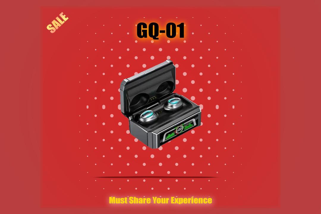 GQ-01 Premium Gaming Earbuds with RGB Digital Display