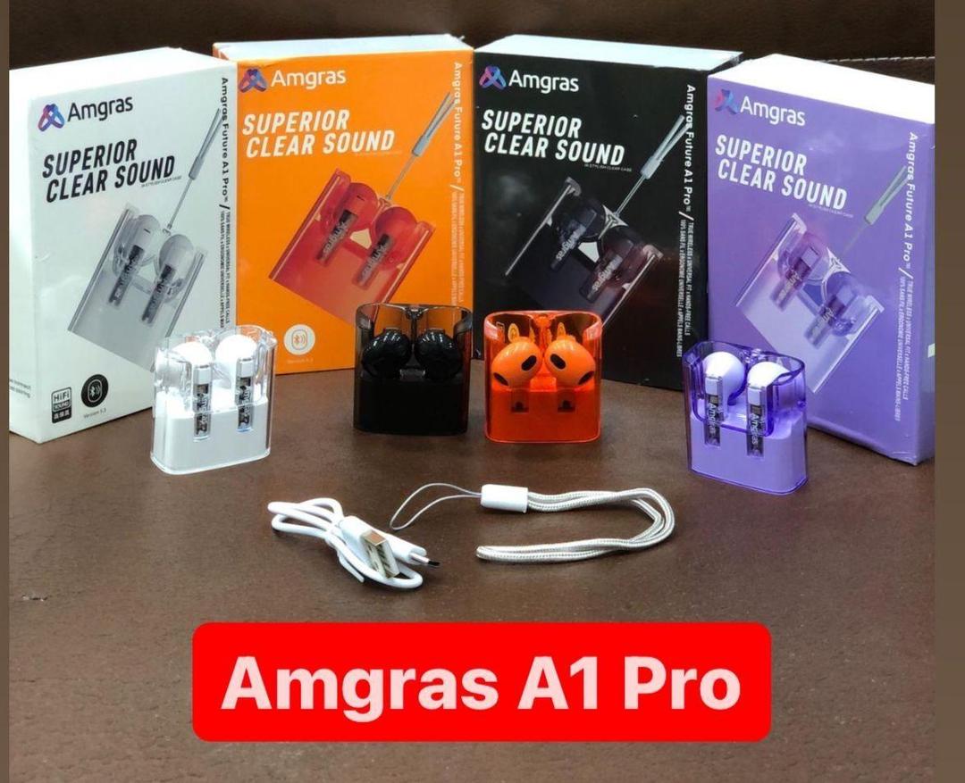 Amgras Future A1 Pro Wireless Transparent Earbuds