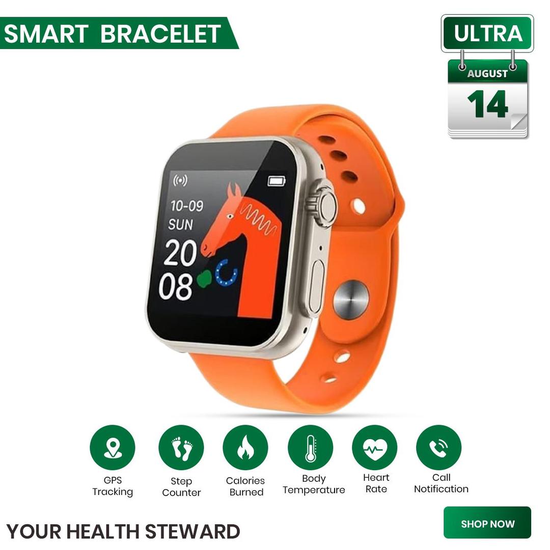 Smart Wristband for Health and Fitness Tracking - 1 Pcs