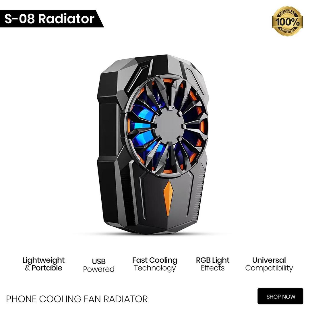 S-08 Cooling Radiator With Multi Colour Lightening