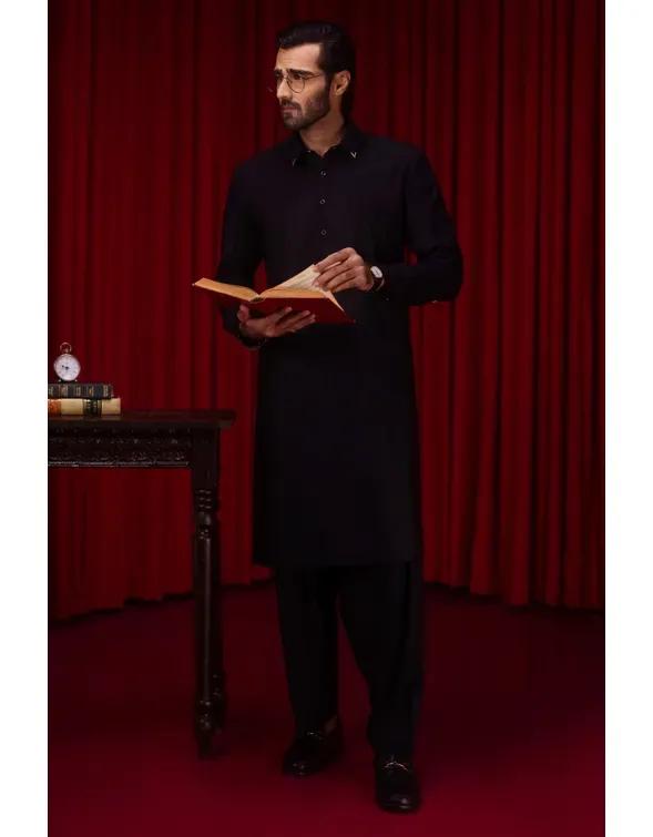 Men’s Unstitched Boski Plain Suit