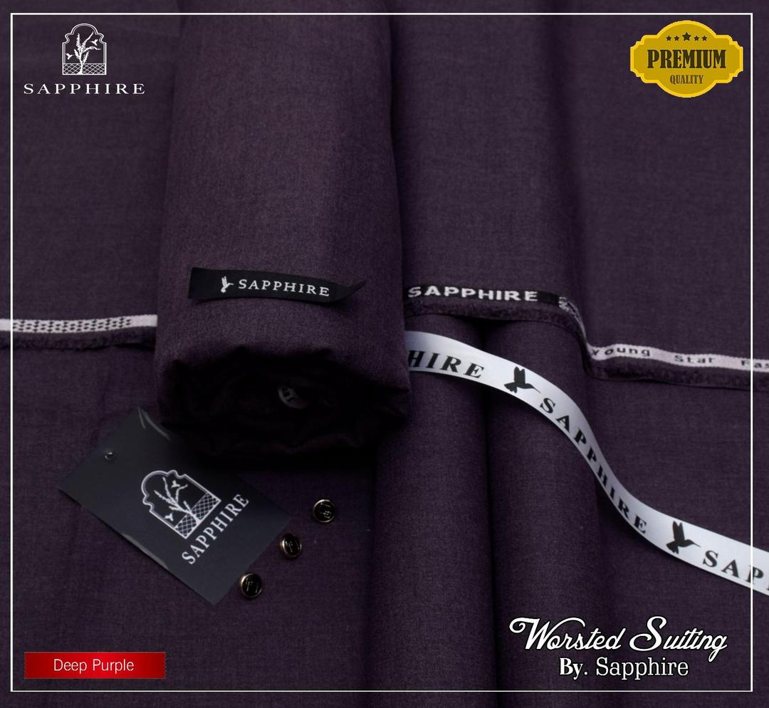 Men’s Unstitched Wool Plain Suit