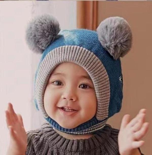 Stylish Wool Cap for Kids - Beautiful Casual Design - 1 Pc