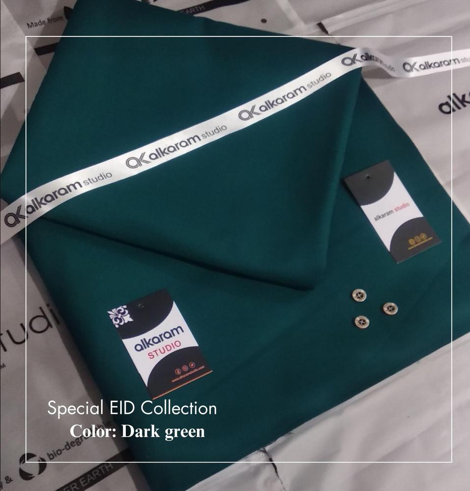 Men's Unstitched Wash And Wear Plain Suit