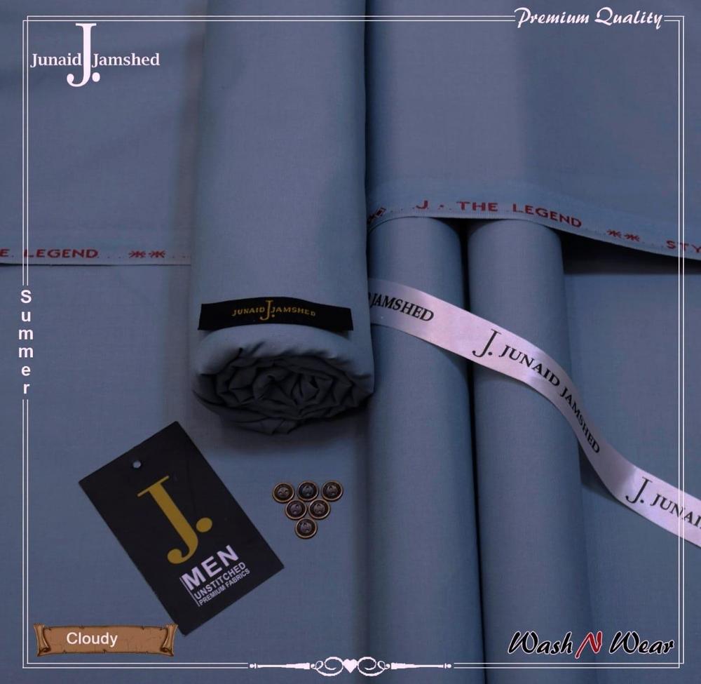 Men’s Unstitched Wash And Wear Plain Suit