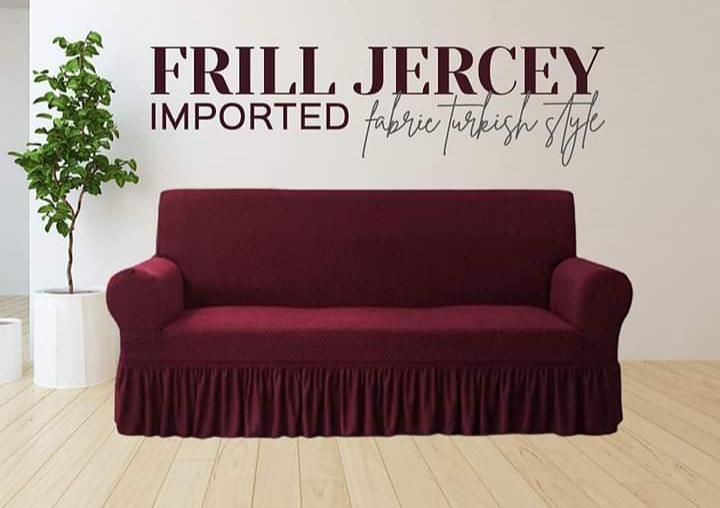 7 Seater Mesh Plain Sofa Covers