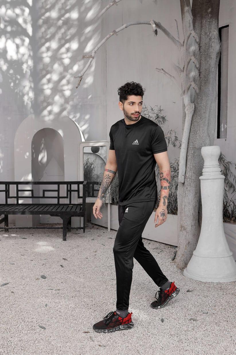 2 Pcs Men's Polyester Printed Track Suit