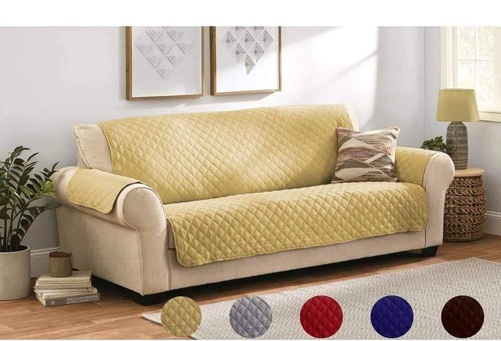 6 Seater Cotton & Polyester Sofa Cover