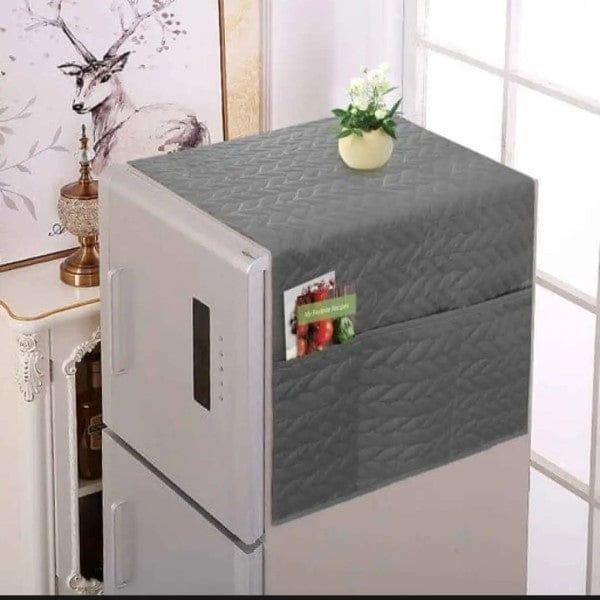 1 Pc Quilted Fridge Cover