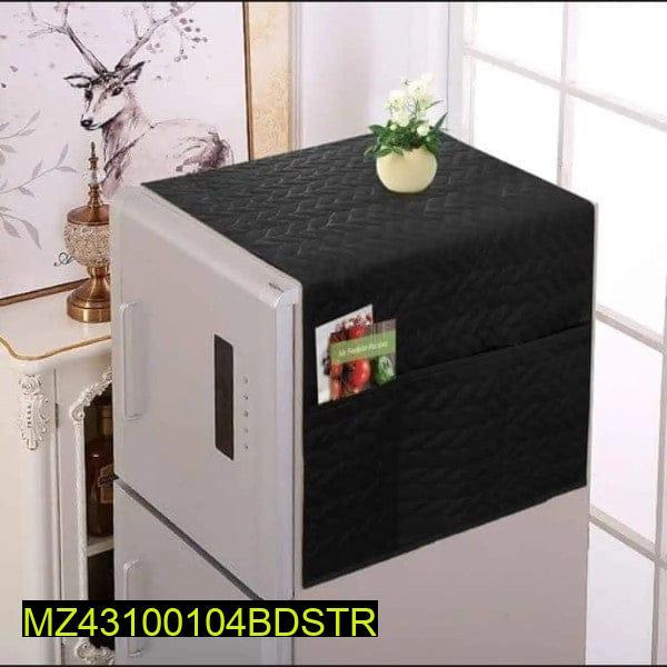 1 Pc Quilted Fridge Cover