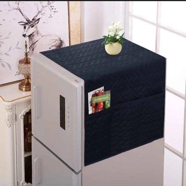 1 Pc Quilted Fridge Cover