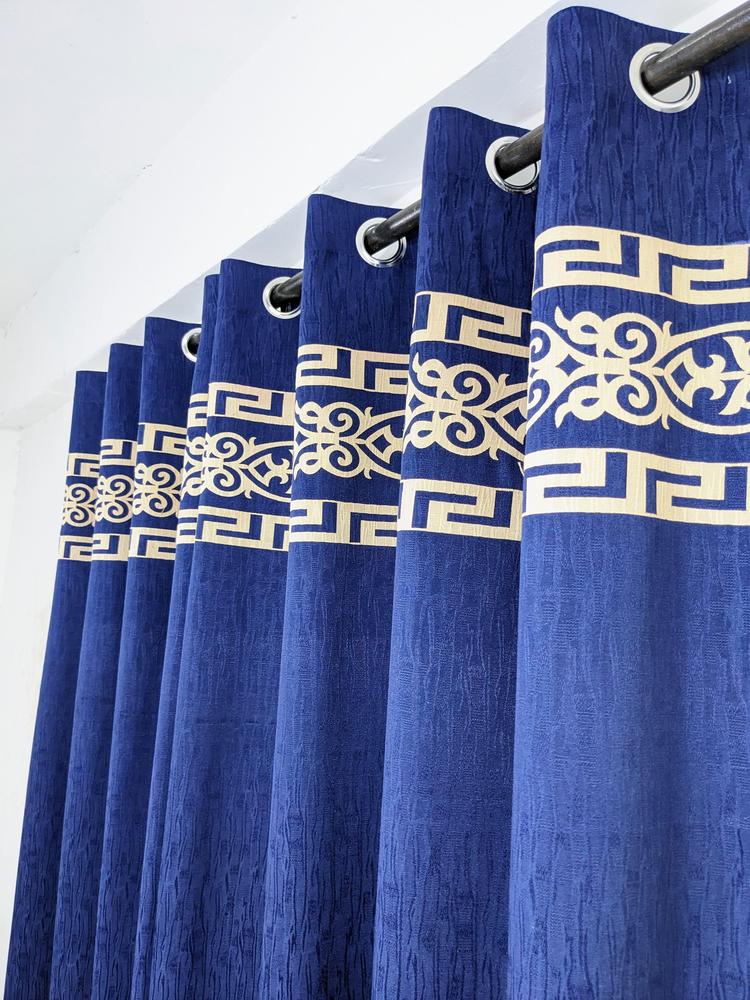 1 Pc Jacquard Self Motif Curtain
