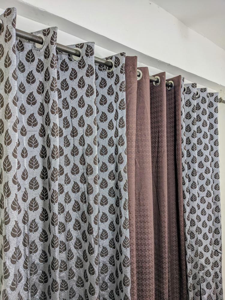 3 Pcs Leather Indoor Home Curtains
