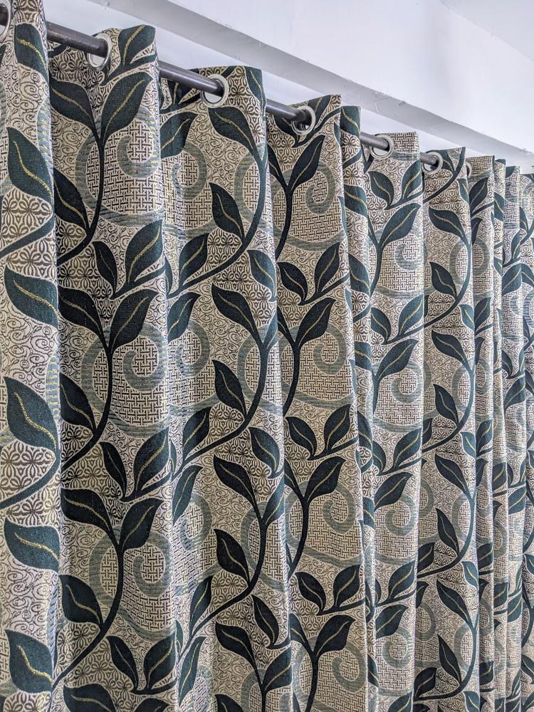 Velvet Jacquard Curtains -