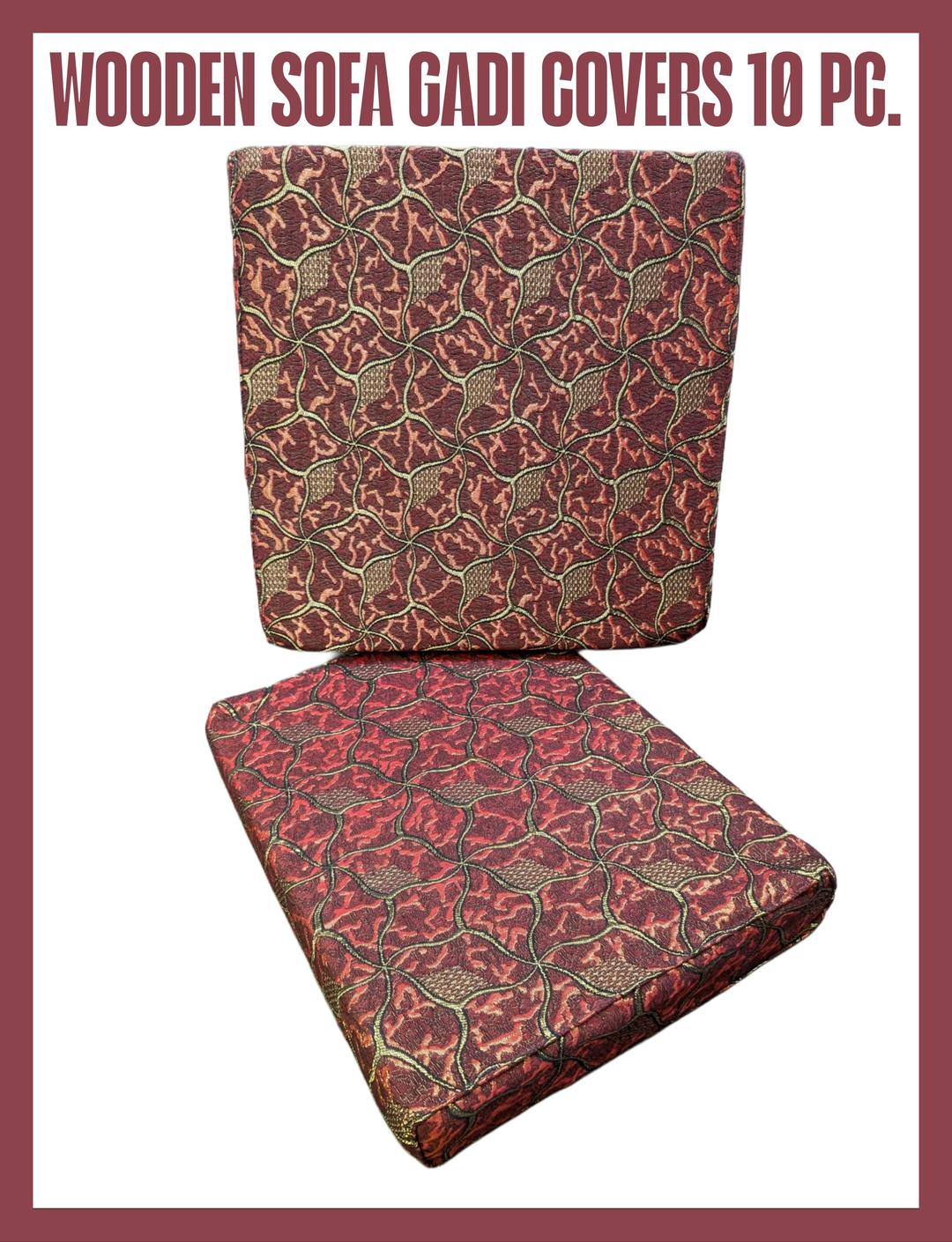 Vibrant 10 Pcs Printed Velvet Cushion Covers - Without Filling