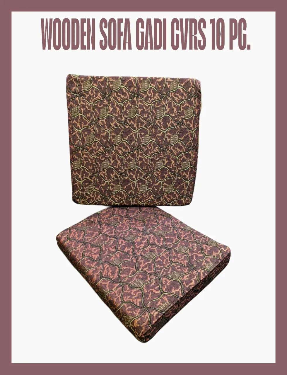 Vibrant Multicolor Cotton Printed Cushion Covers - Pack of 10 Pcs