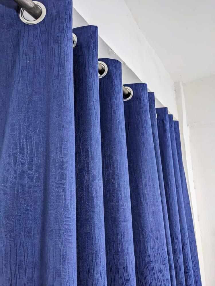 Plain Jumbo Self Shaded Curtains