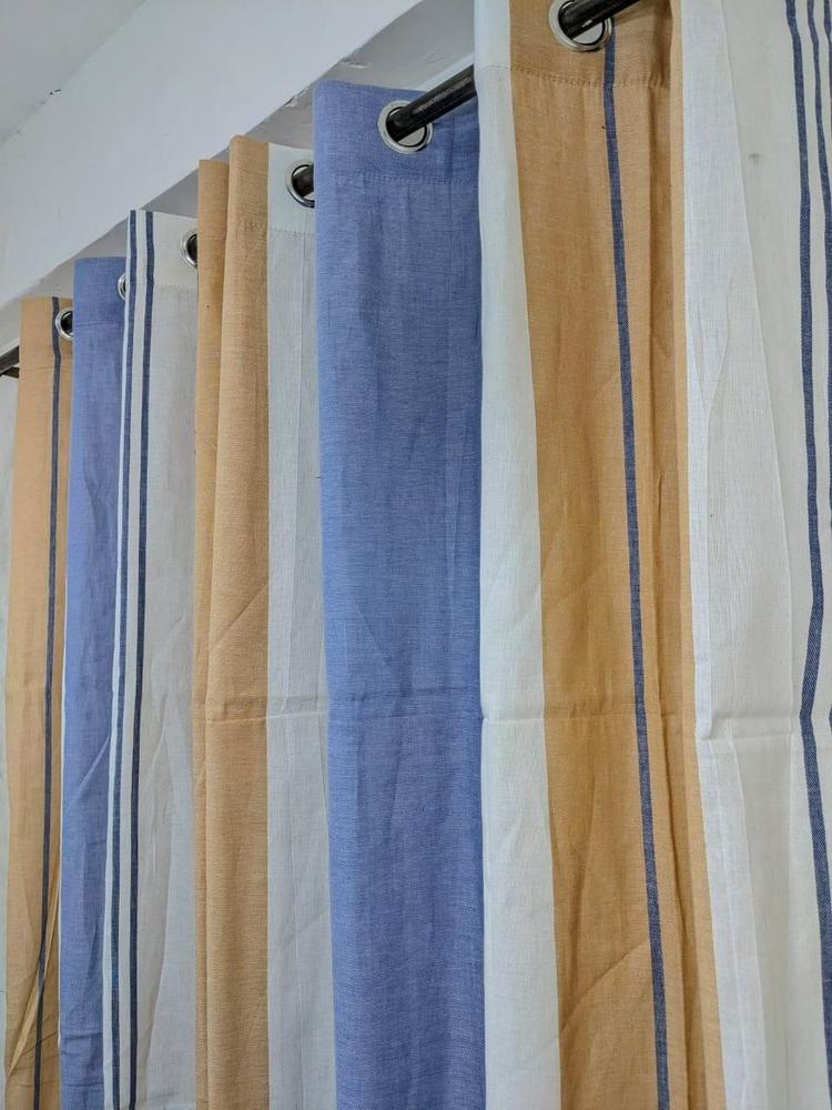 1 Pc Cotton Printed Curtains