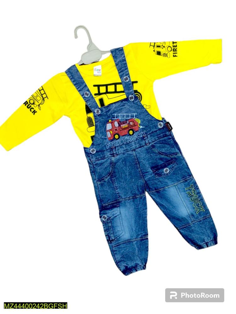 Denim Romper For Boys