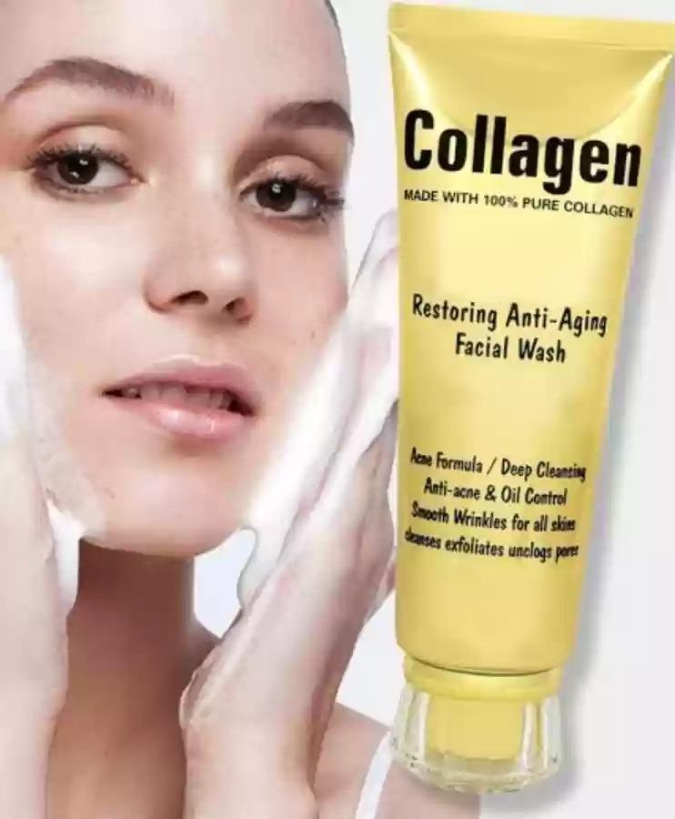 Collagen Facial Wash - Smooth Texture with Deep Cleansing & Anti-Aging Benefits - 120ml