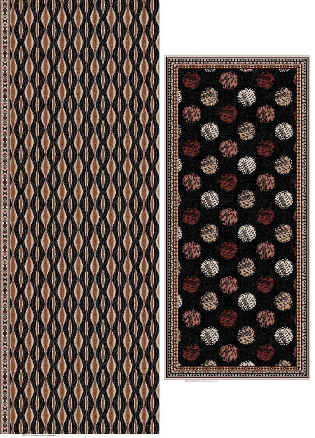 3 Pcs Women's Unstitched Digital Print Suit