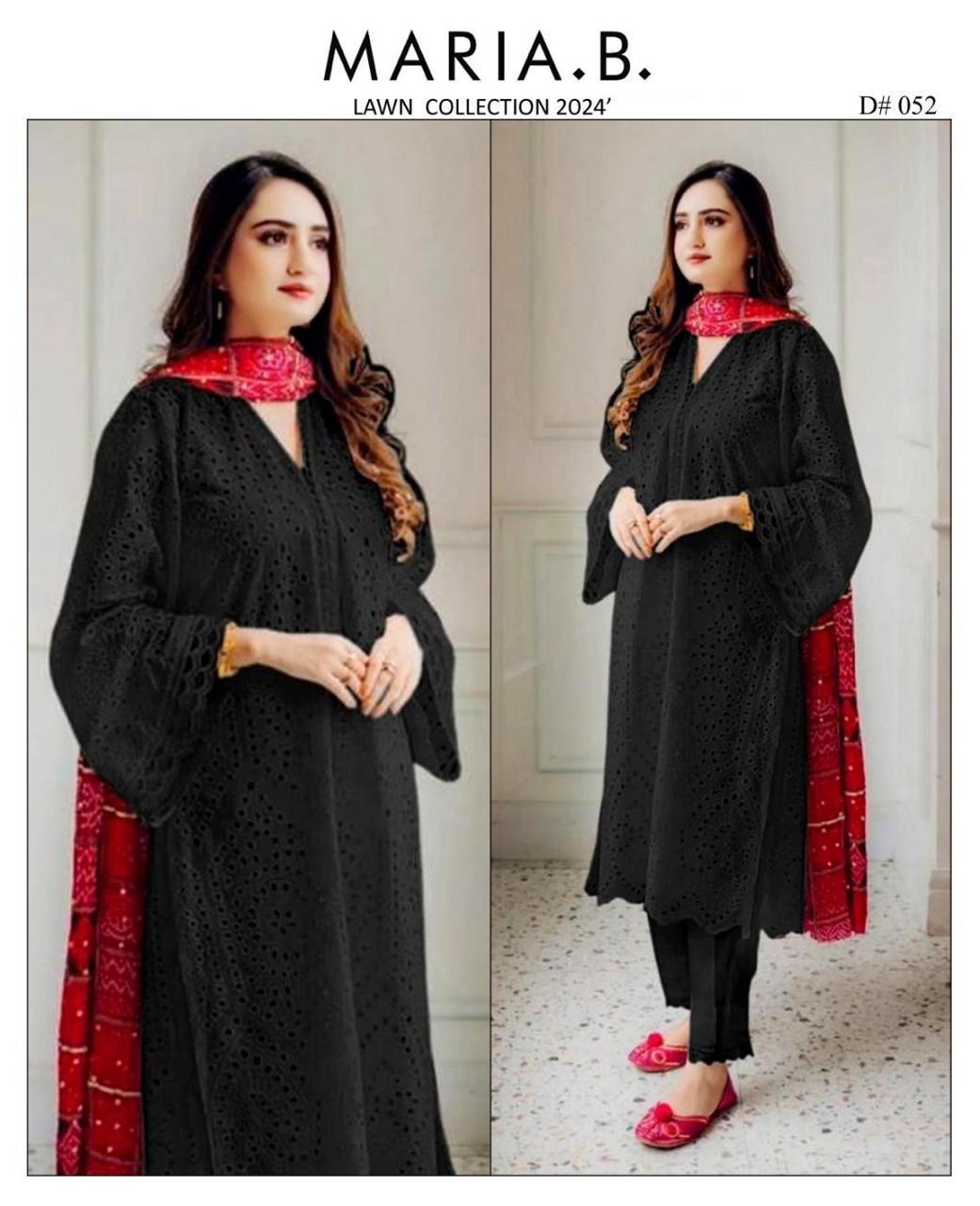 3 Pcs Women's Unstitched Printed Suit