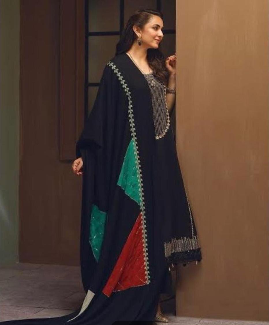 3 Pcs Women's Unstitched Digital Print Suit