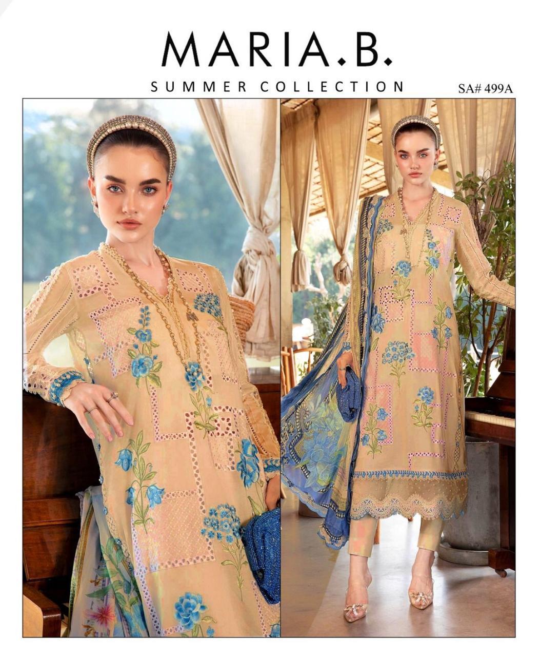 3 Pcs Women's Unstitched Chikankari Embroidered Suit