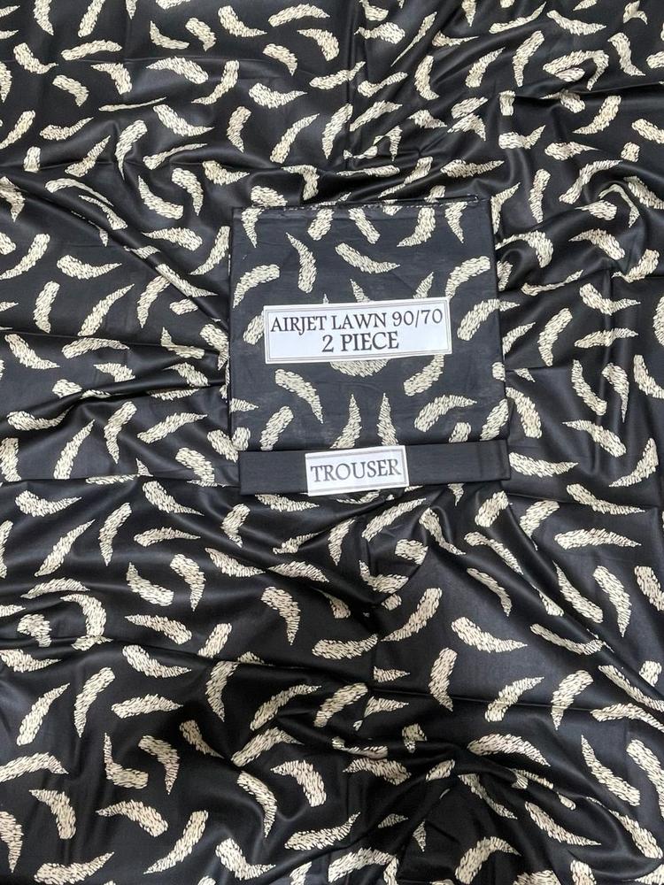 2 Pcs Women's Unstitched Lawn Digital Print Suit