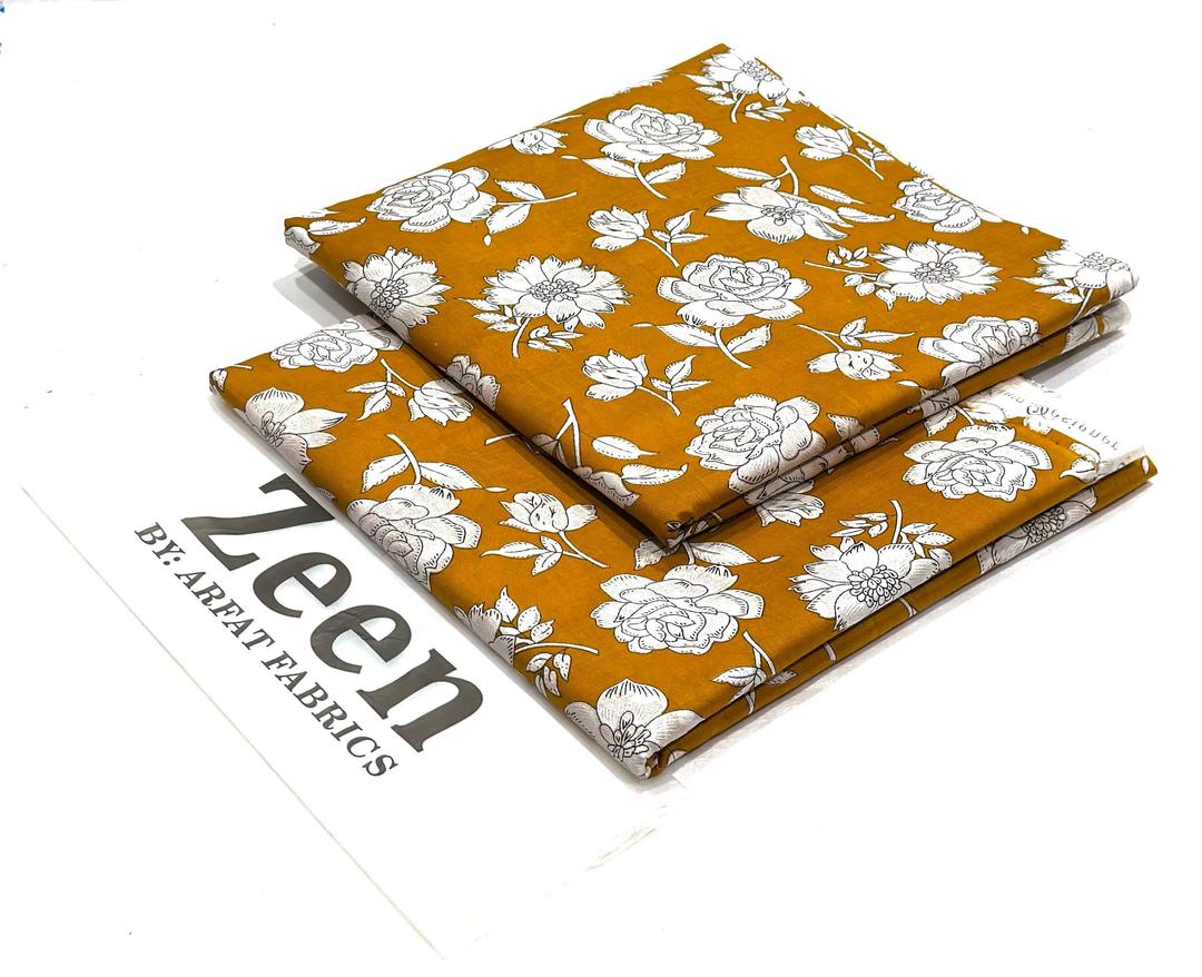 2 Pcs Women's Unstitched Digital Print Suit