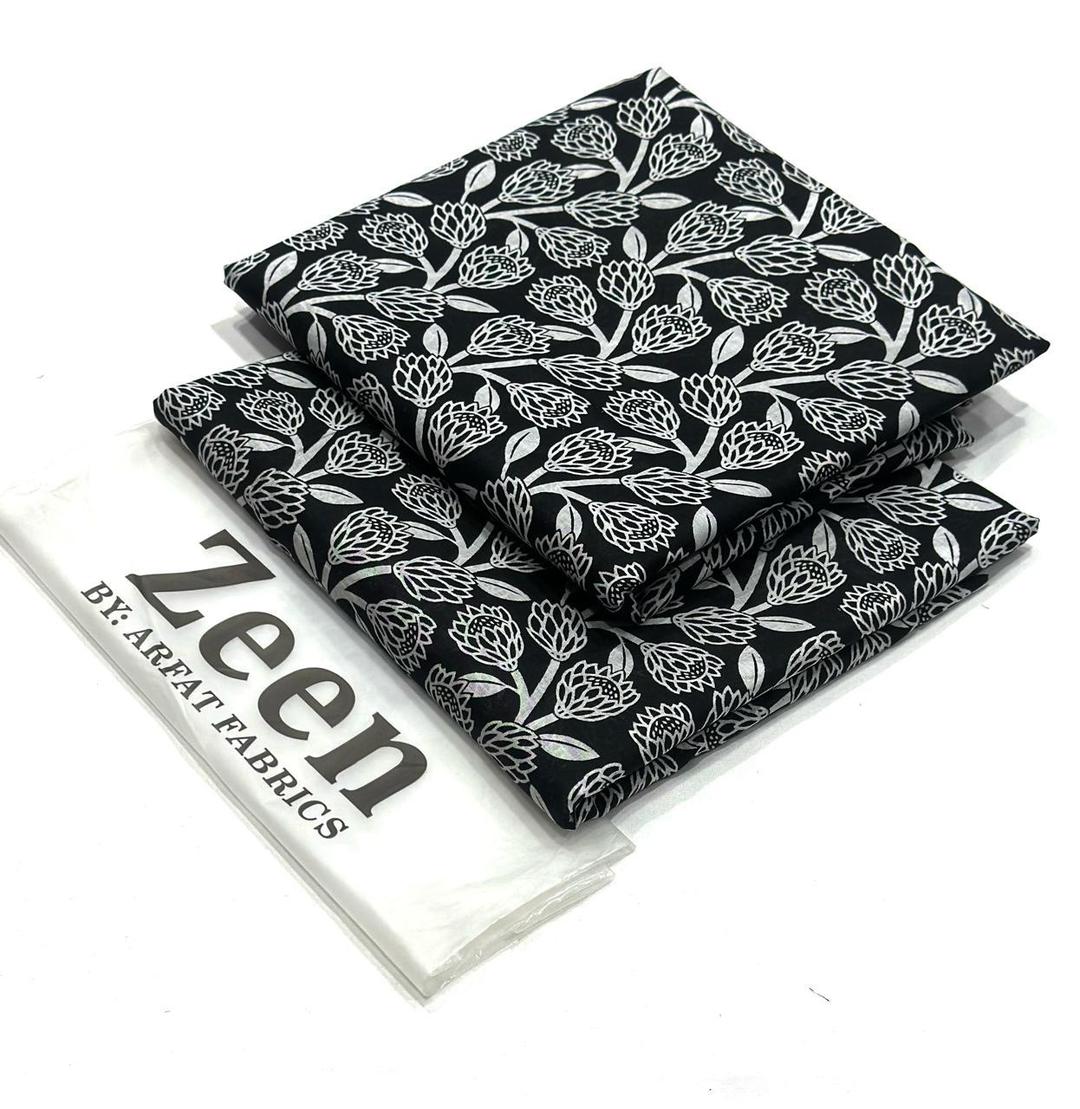 2 Pcs Women's Unstitched Digital Print Suit